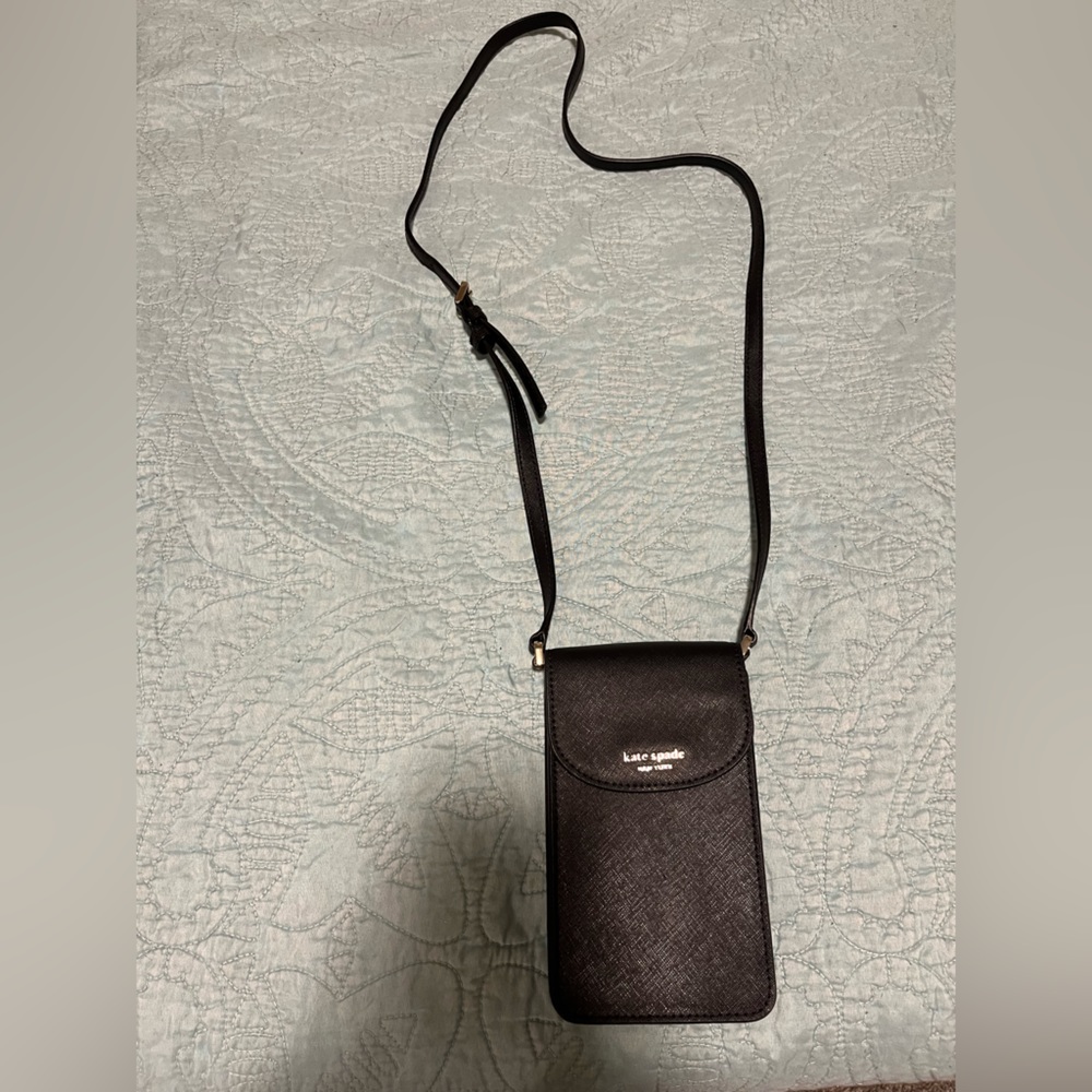 Black, Kate Spade phone crossbody